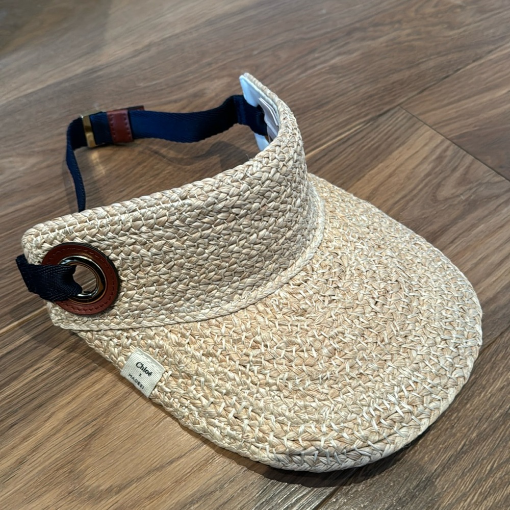 Chloé x Madesi straw visor